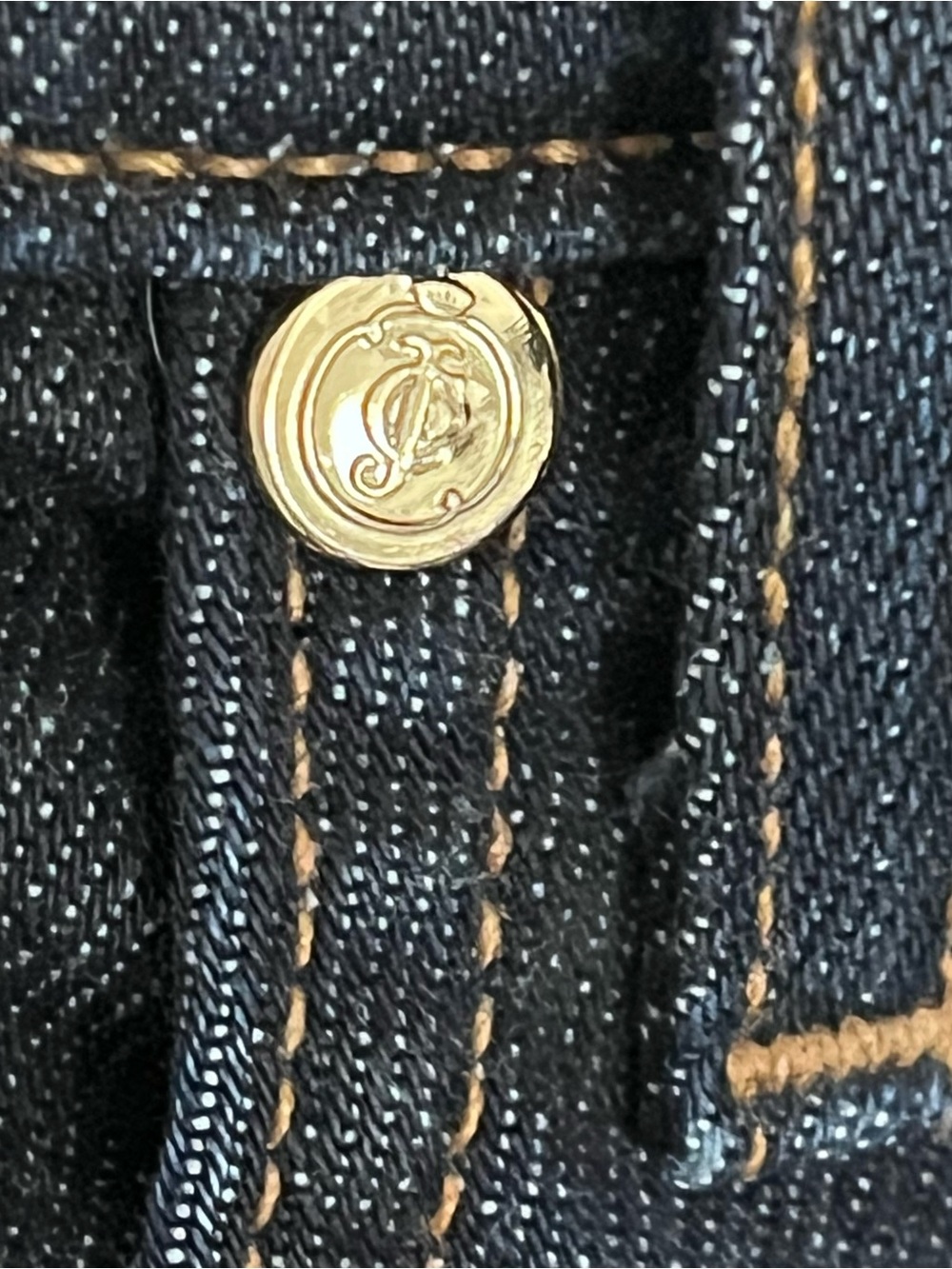 NWOT Juicy Couture Dark Indigo Straight Leg Stretch Jeans - Picture 6 of 9